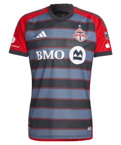 Alternative view of Toronto FC adidas 2024 Club Kit Authentic Custom Jersey - Gray