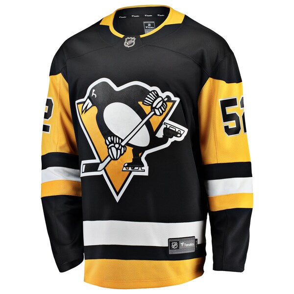Philip Kemp Pittsburgh Penguins Home Breakaway Jersey - Black - Image 2