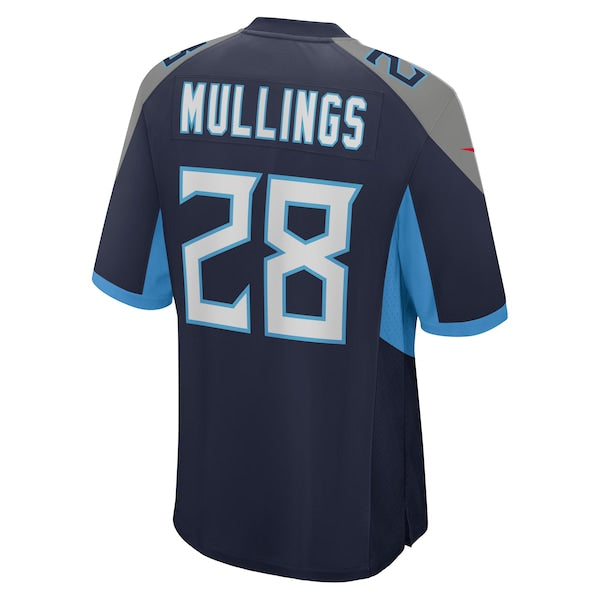 Kalel Mullings Tennessee Titans Nike Team Game Jersey - Navy - Image 3