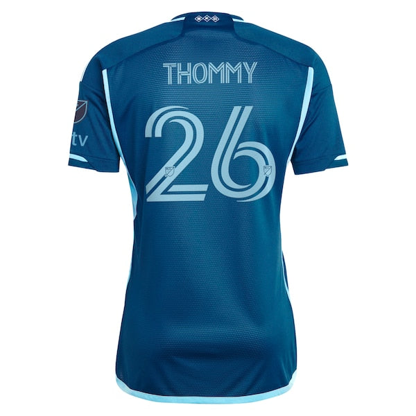 Erik Thommy Sporting Kansas City adidas 2024 Diamonds Our Forever Authentic Player Jersey?ยจC Navy - Image 4