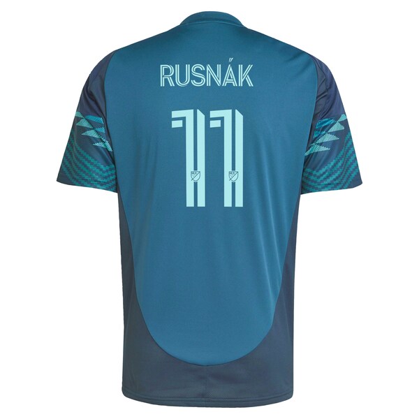 Albert Rusnak Seattle Sounders FC adidas 2025 The Salish Sea Kit Replica Player Jersey - Blue - Image 3