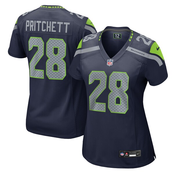 Nehemiah Pritchett Seattle Seahawks Nike Women's Game Jersey - College Navy - Image 5
