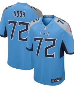 Olisaemeka Udoh Tennessee Titans Nike Team Game Jersey -  Powder Blue