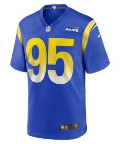 Alternative view of Bobby Brown III Los Angeles Rams Nike Team Game Jersey -  Royal