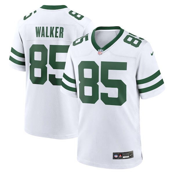 Wesley Walker New York Jets Nike Legacy Retired Player Game Jersey - White/Green - Image 2