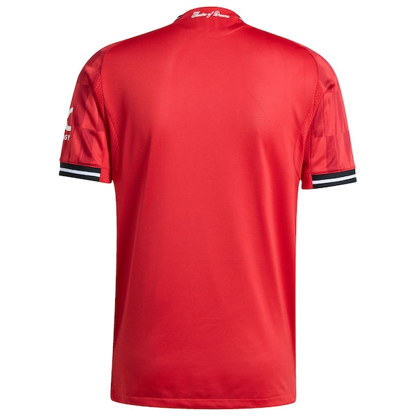 Manchester United adidas Home 2025/26 Authentic Player Jersey - Red/Black/White - Image 4