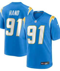 Da'Shawn Hand Los Angeles Chargers Nike Team Game Jersey -  Powder Blue