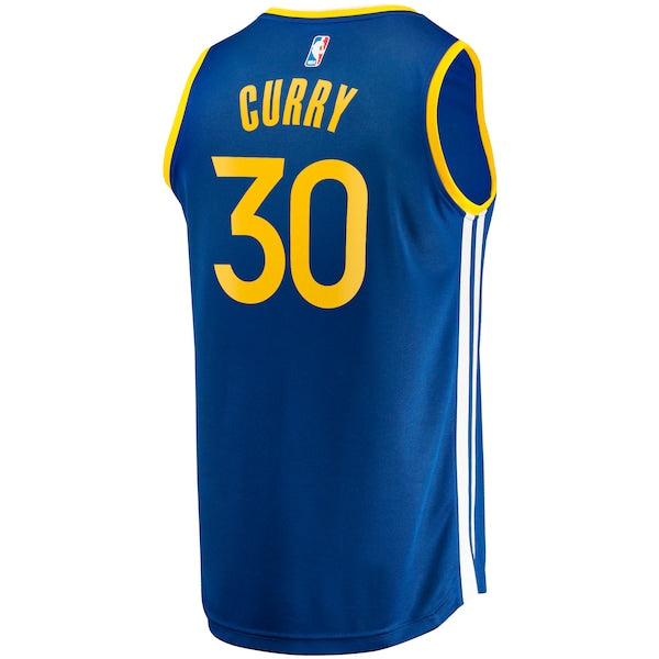 Stephen Curry Golden State Warriors Youth Fast Break Replica Jersey - Icon Edition - Royal - Image 3
