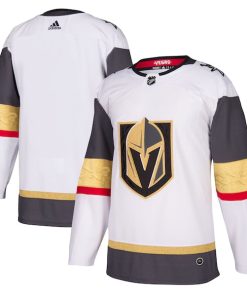 Vegas Golden Knights adidas Away Authentic Blank Jersey - White