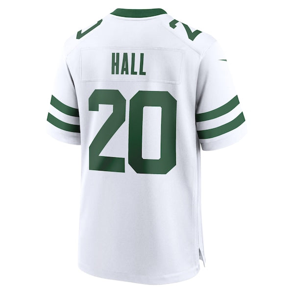 Breece Hall New York Jets Nike Legacy Player Game Jersey - White/Green - Image 4