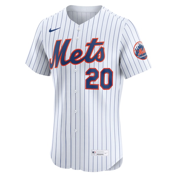 Pete Alonso New York Mets Nike Home Elite Player Jersey - White - Image 2