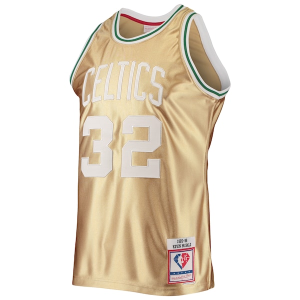 Kevin McHale Boston Celtics 75th Anniversary 1985/86 Hardwood Classics Swingman Jersey - Gold - Image 2