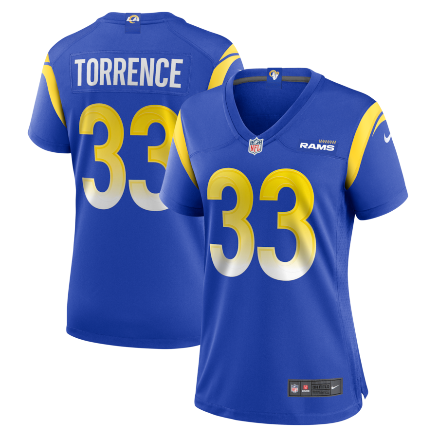 Rashad Torrence II Los Angeles Rams Nike Women's Game Jersey - Royal