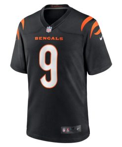 Alternative view of Joe Burrow Cincinnati Bengals Nike Player Game Jersey - Black