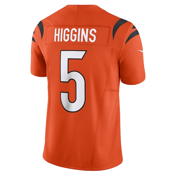 Tee Higgins Cincinnati Bengals Nike Vapor F.U.S.E. Limited Jersey - Orange - Image 3