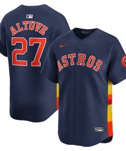 Jose Altuve Houston Astros Nike Alternate Limited Player Jersey?¨C Navy