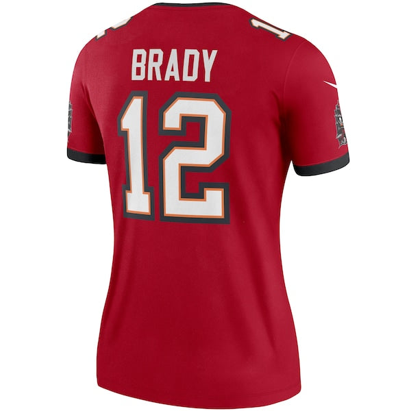 Tom Brady Tampa Bay Buccaneers Nike Women's Legend Jersey - Red/Pewter - Image 4