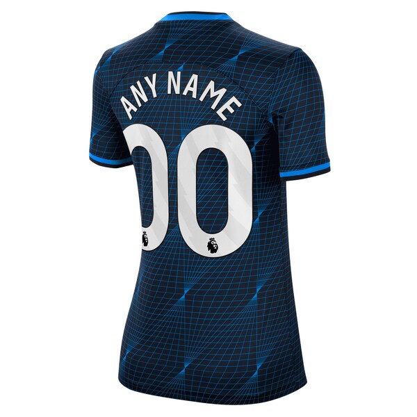 Chelsea Nike Women's 2023/24 Away Stadium Replica Custom Jersey - Navy - Image 3