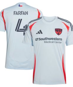 Marco Farfan FC Dallas adidas 2025 The Inferno Kit Replica Player Jersey - Light Blue