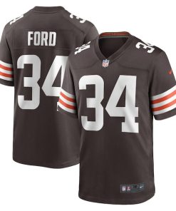 Jerome Ford Cleveland Browns Nike Game Player Jersey - Brown