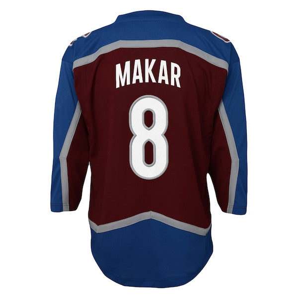 Cale Makar Colorado Avalanche Preschool Replica Player Jersey - Burgundy - Image 3
