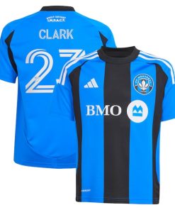 Caden Clark CF Montreal adidas Youth 2025 Montr¨¦al Original Replica Player Jersey - Blue