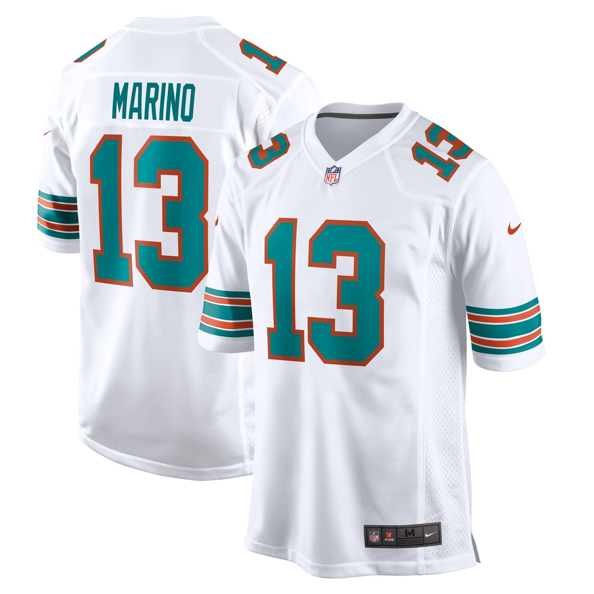 Dan Marino Miami Dolphins Nike Retired Player Jersey - Aqua/White - Image 6