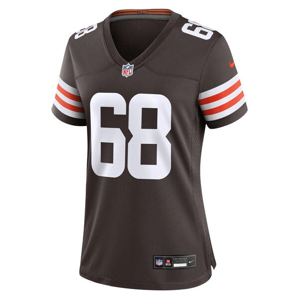 Jackson Barton Cleveland Browns Nike Women's Team Game Jersey - Brown - Image 2