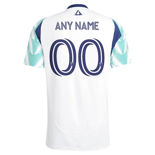 New England Revolution adidas 2025 Eastern White Pine x Flag of New England Replica Custom Jersey - White - Image 3