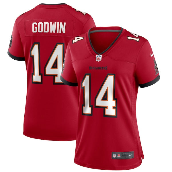 Chris Godwin Tampa Bay Buccaneers Nike Women's Game Player Jersey - Red/Pewter - Image 2