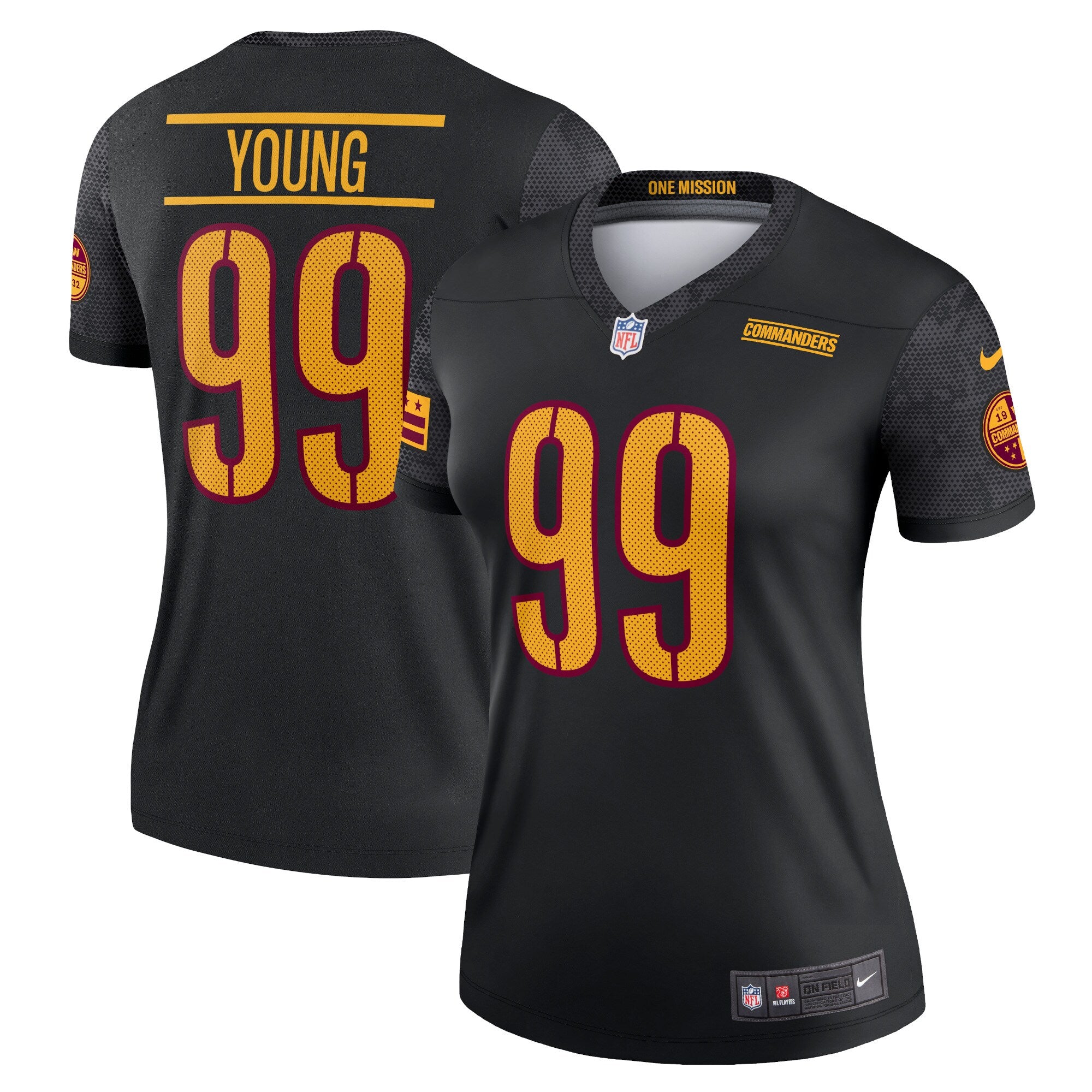 Chase Young Washington Commanders Nike Women's Legend Jersey - Burgundy/Black - Image 5