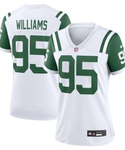 Quinnen Williams New York Jets Nike Women's Classic Alternate Game Jersey - White