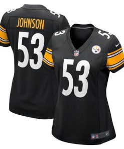 Kyron Johnson Pittsburgh Steelers Nike Women's  Game Jersey -  Black