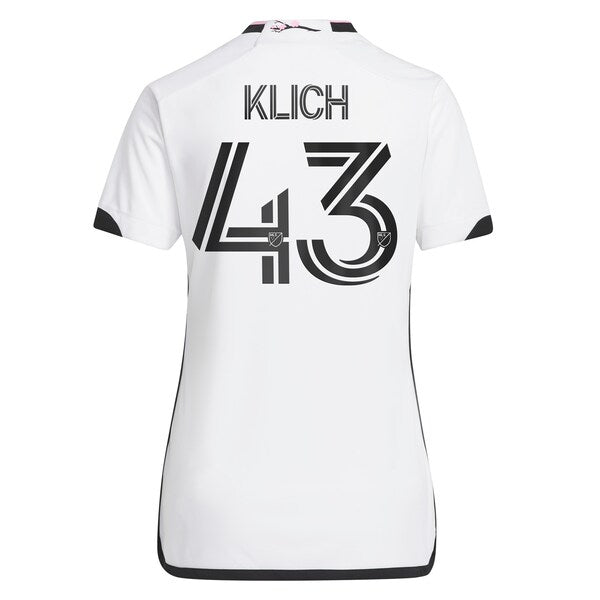 Mateusz Klich D.C. United adidas Women's 2024 The Cherry Blossom Kit Replica Player Jersey - White - Image 3