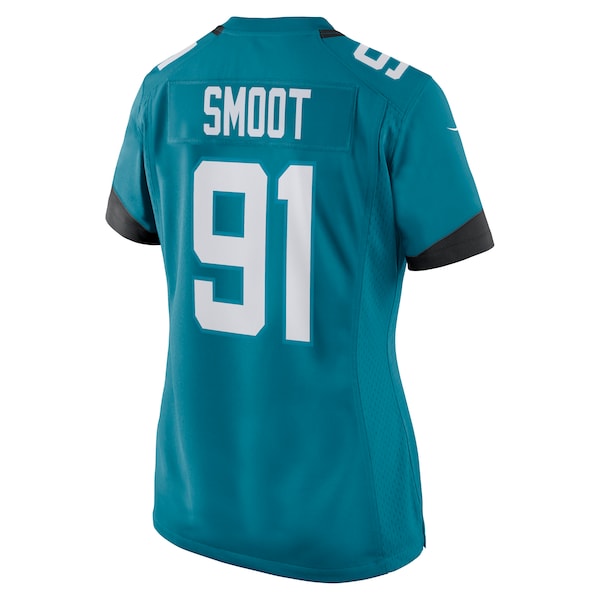 Dawuane Smoot Jacksonville Jaguars Nike Women's Game Jersey - Teal - Image 3