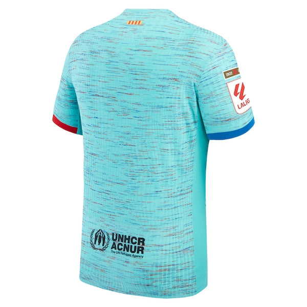 Barcelona Nike 2023/24 Third Match Authentic Jersey - Aqua - Image 3