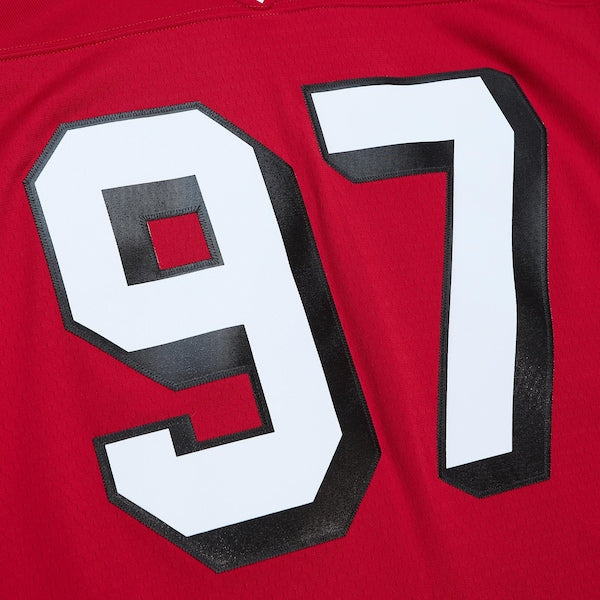 Bryant Young San Francisco 49ers Legacy Replica Jersey - Scarlet/White - Image 6