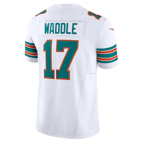 Jaylen Waddle Miami Dolphins Nike Vapor F.U.S.E. Limited Jersey - White - Image 3