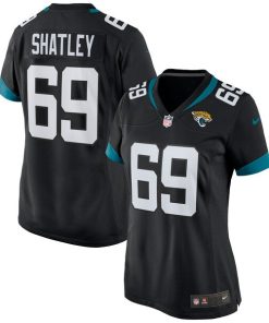 Tyler Shatley Jacksonville Jaguars Nike Women's Game Jersey - Black/Teal