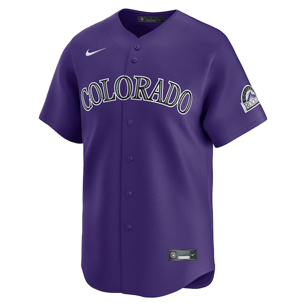 Colorado Rockies Nike Alternate Limited Jersey?ยจC Purple - Image 2