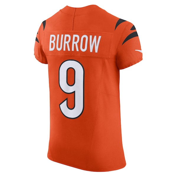 Joe Burrow Cincinnati Bengals Nike Vapor F.U.S.E. Elite Jersey - Orange - Image 3