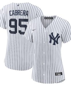 Oswaldo Cabrera New York Yankees Nike Women's Home Replica Jersey - White