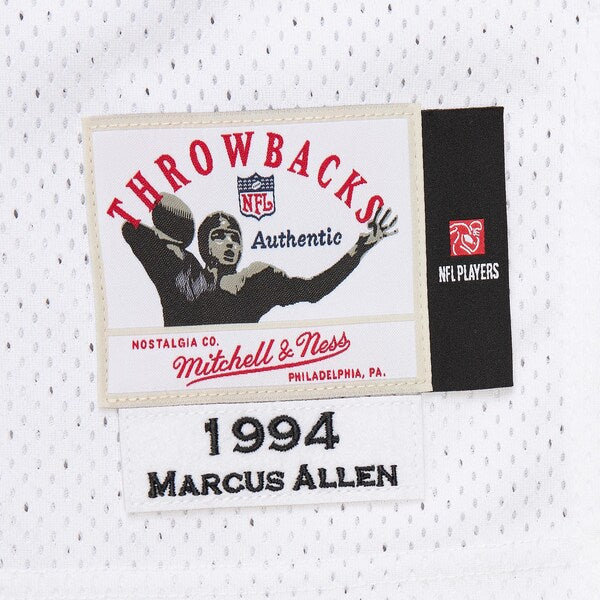 Marcus Allen Kansas City Chiefs 1994 Authentic Throwback Retired Player Jersey - White - Image 8