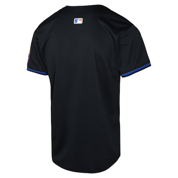 New York Mets Nike Youth Alternate Limited Jersey - Black - Image 3