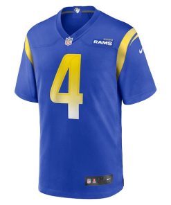 Alternative view of Ahkello Witherspoon Los Angeles Rams Nike Team Game Jersey -  Royal