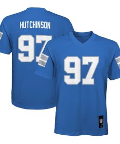 Aidan Hutchinson Detroit Lions Preschool Replica Player Jersey - Blue
