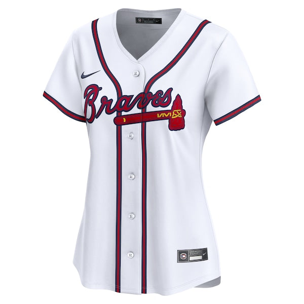 Max Fried Atlanta Braves Nike Women's Home Limited Player Jersey - White - Image 2