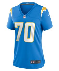 Alternative view of Rashawn Slater Los Angeles Chargers Nike Women's Game Jersey - Powder Blue
