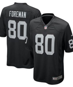 Jeff Foreman Las Vegas Raiders Nike Team Game Jersey -  Black