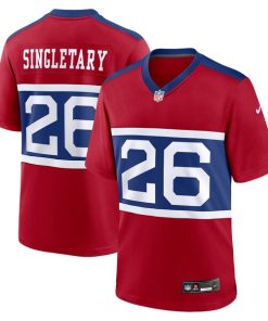 Devin Singletary New York Giants Nike Alternate Player Game Jersey - Century Red